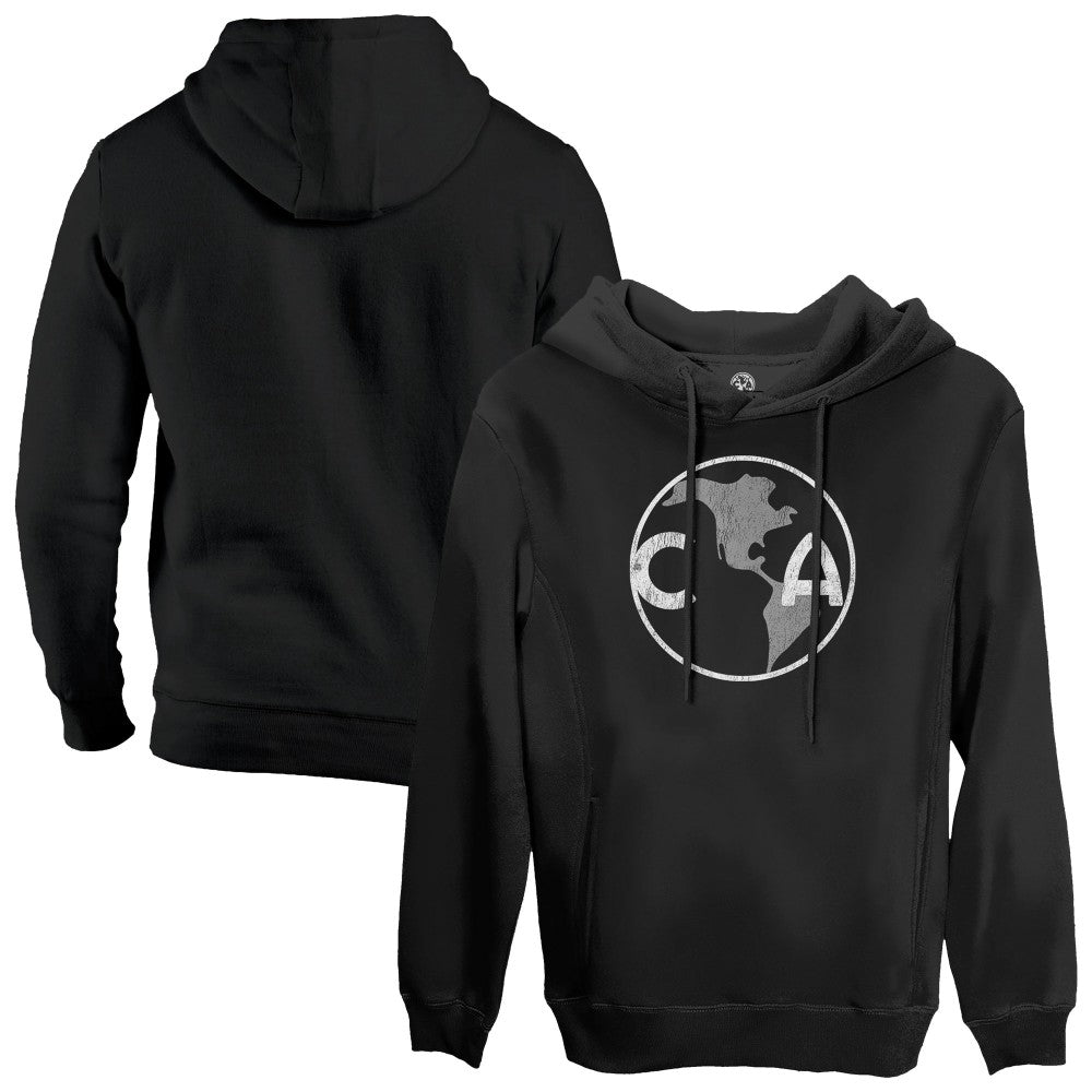 Club America 1863FC Retro Badge Pullover Hoodie Black - FIFA World CUP