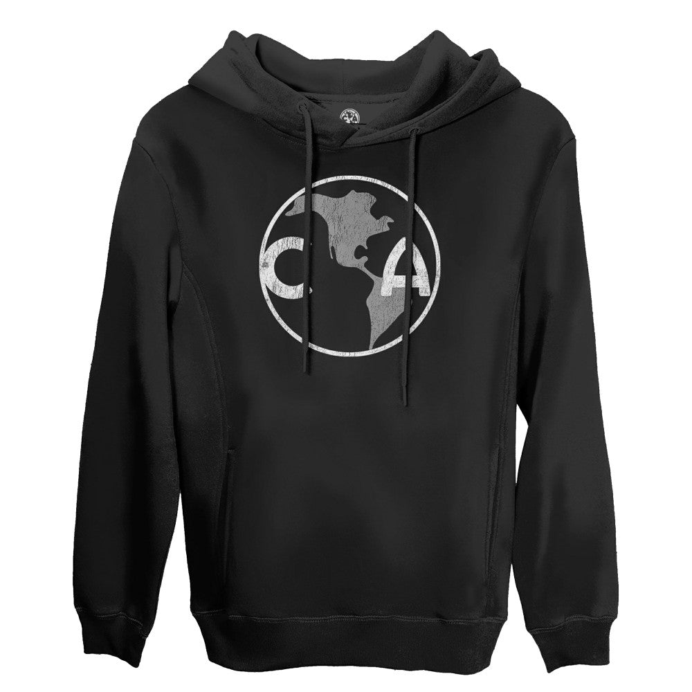 Club America 1863FC Retro Badge Pullover Hoodie Black - FIFA World CUP