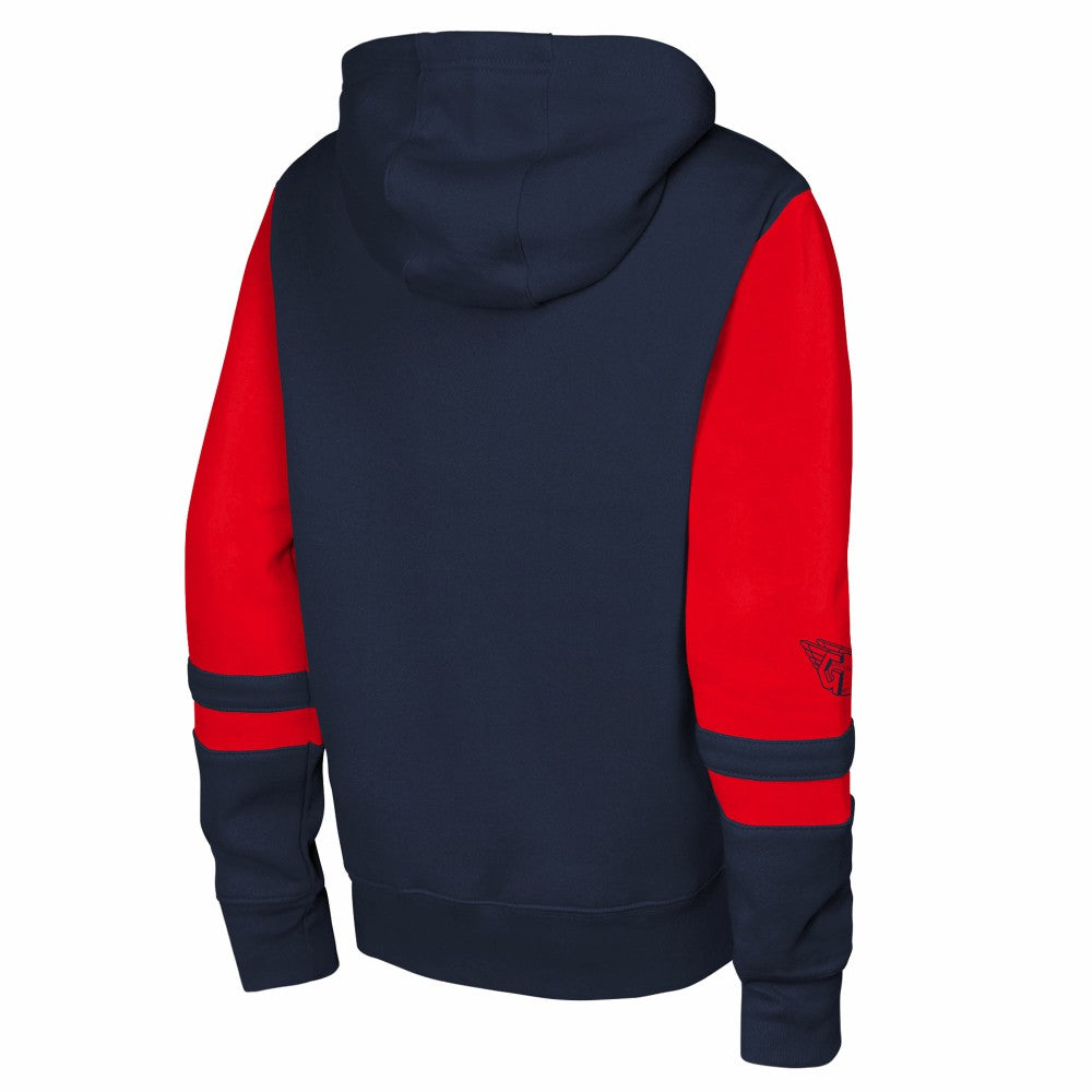 Cleveland Guardians Outerstuff Youth Stadium Colorblock Full-Zip Hoodie - MLB