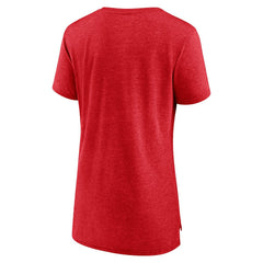 Kansas City Chiefs Women's Vintage Arch Tri-Blend T-Shirt Red | NFL