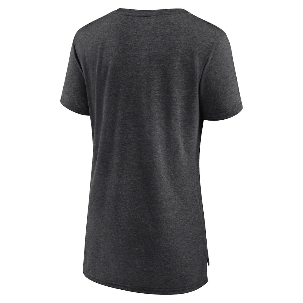 Arizona Cardinals Women's Vintage Arch Tri-Blend T-Shirt Charcoal | NFL