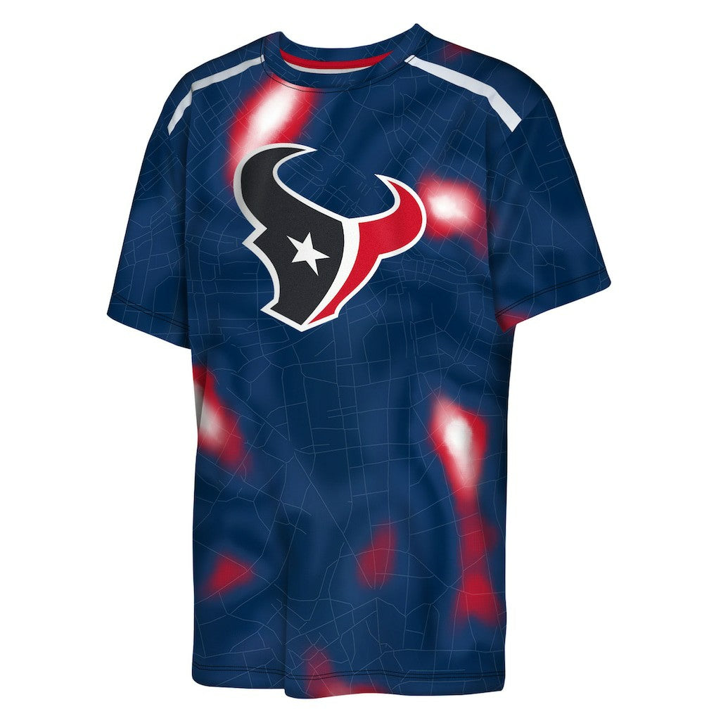 Houston Texans Outerstuff Youth End Zone Dri-Tek T-Shirt Navy | NFL