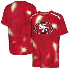 San Francisco 49ers Outerstuff Youth End Zone Dri-Tek T-Shirt Scarlet | NFL