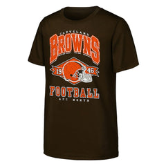 Cleveland Browns Outerstuff Youth Kick Off T-Shirt Brown | NFL