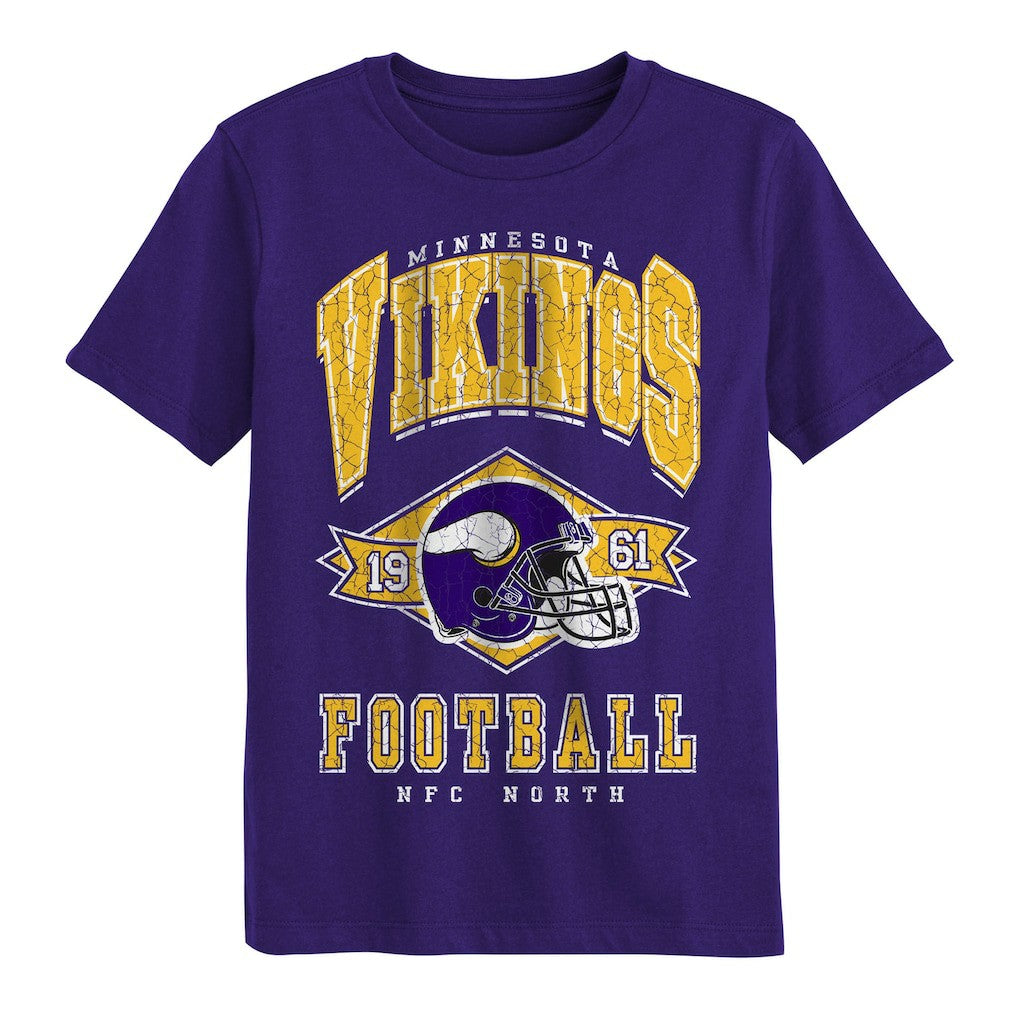 Minnesota Vikings Outerstuff Preschool Kick Off T-Shirt Purple | NFL