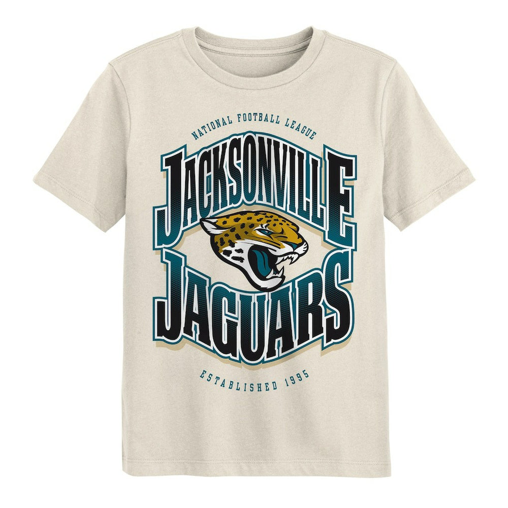 Jacksonville Jaguars Outerstuff Youth Huddle T-Shirt Cream | NFL