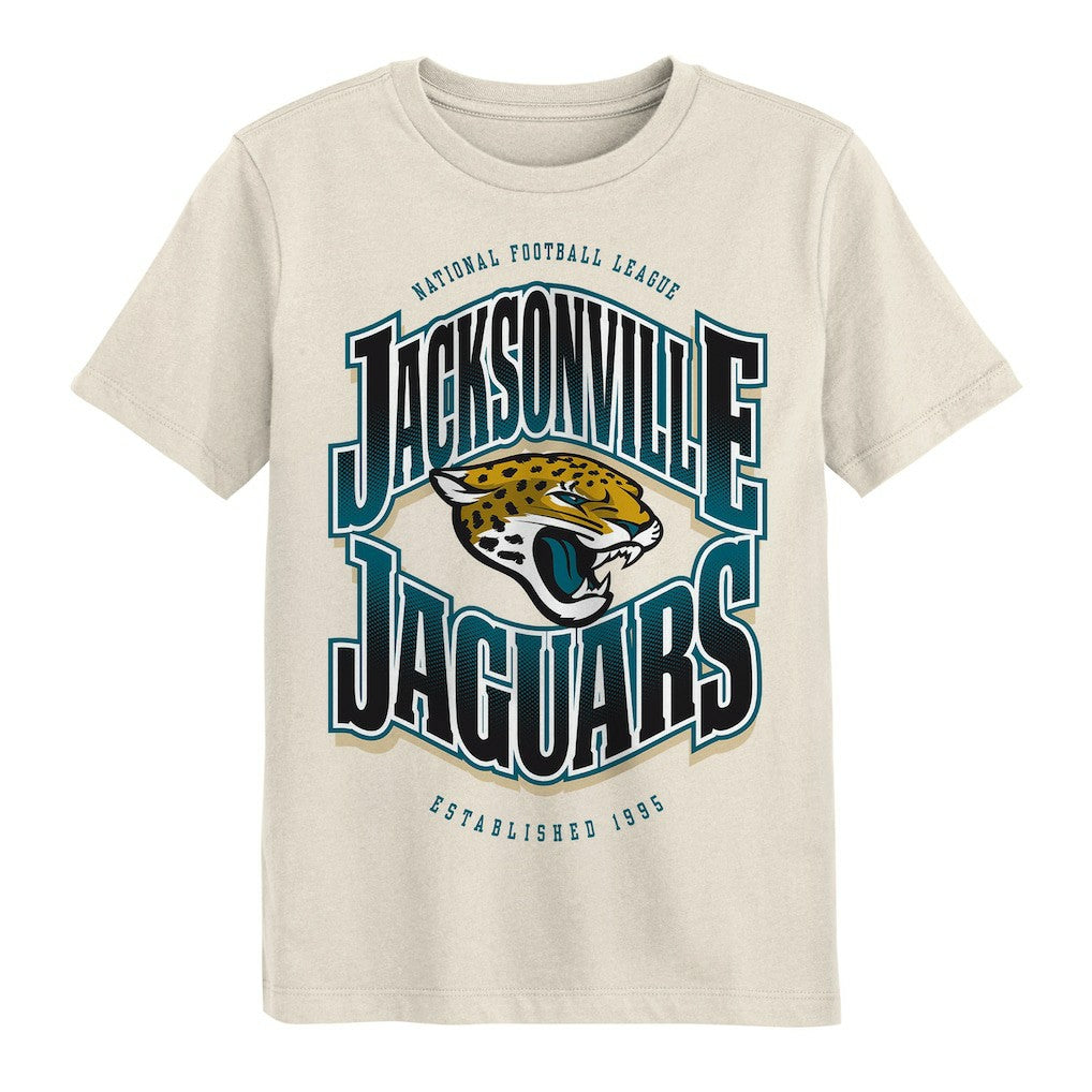 Jacksonville Jaguars Outerstuff Youth Huddle T-Shirt Cream | NFL