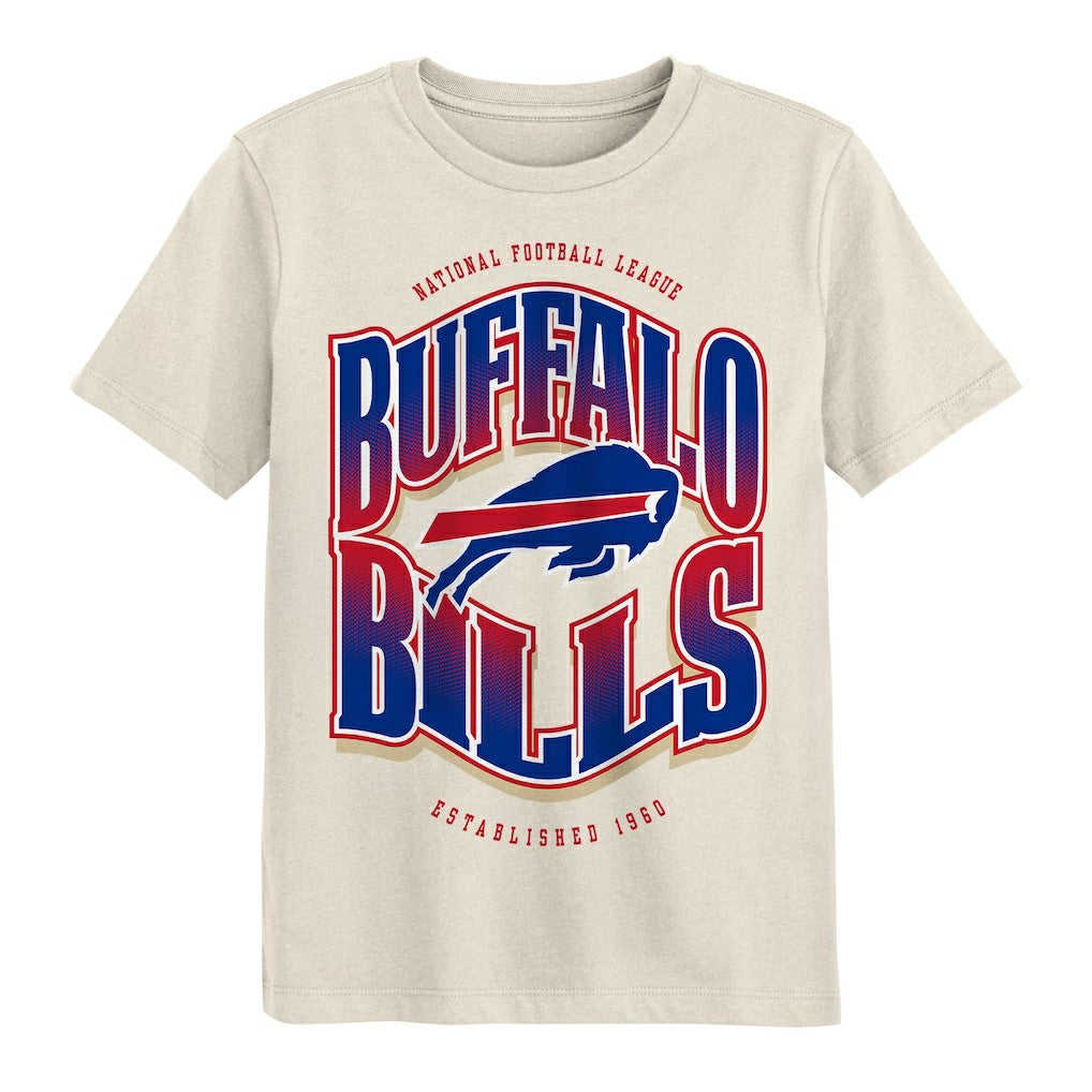 Buffalo Bills Outerstuff Youth Huddle T-Shirt Cream | NFL
