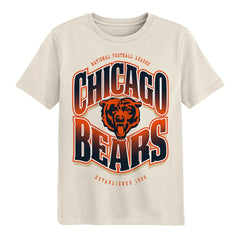 Chicago Bears Outerstuff Youth Huddle T-Shirt Cream | NFL