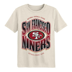 San Francisco 49ers Outerstuff Youth Huddle T-Shirt Cream | NFL