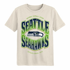 Seattle Seahawks Outerstuff Youth Huddle T-Shirt Cream | NFL