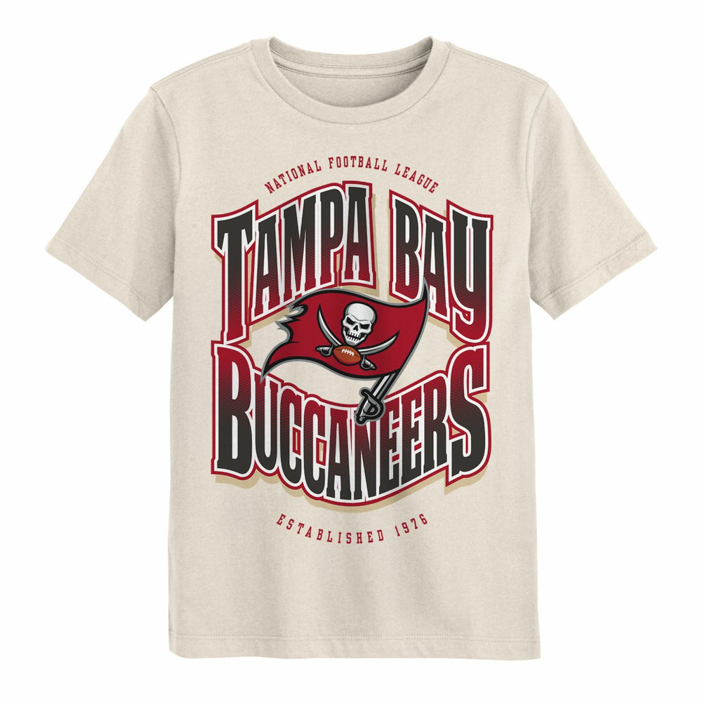 Tampa Bay Buccaneers Outerstuff Youth Huddle T-Shirt Cream | NFL
