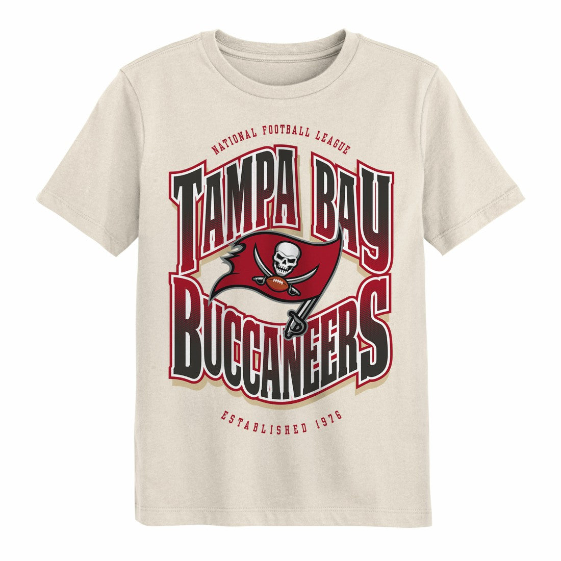 Tampa Bay Buccaneers Outerstuff Youth Huddle T-Shirt Cream | NFL