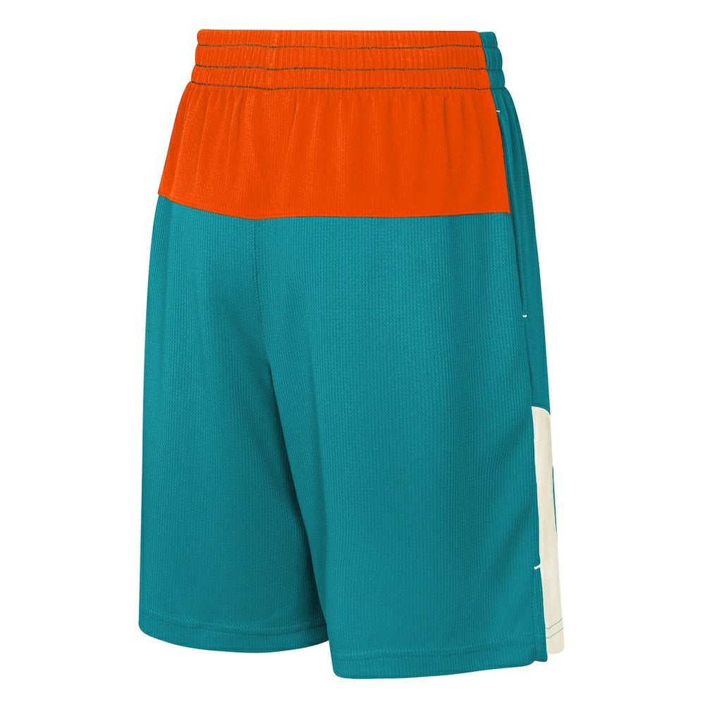 Miami Dolphins Youth Fandemonium Mesh Shorts Aqua | NFL