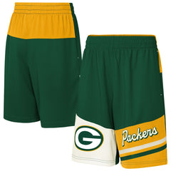 Green Bay Packers Youth Fandemonium Mesh Shorts Green | NFL