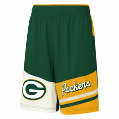 Green Bay Packers Youth Fandemonium Mesh Shorts Green | NFL