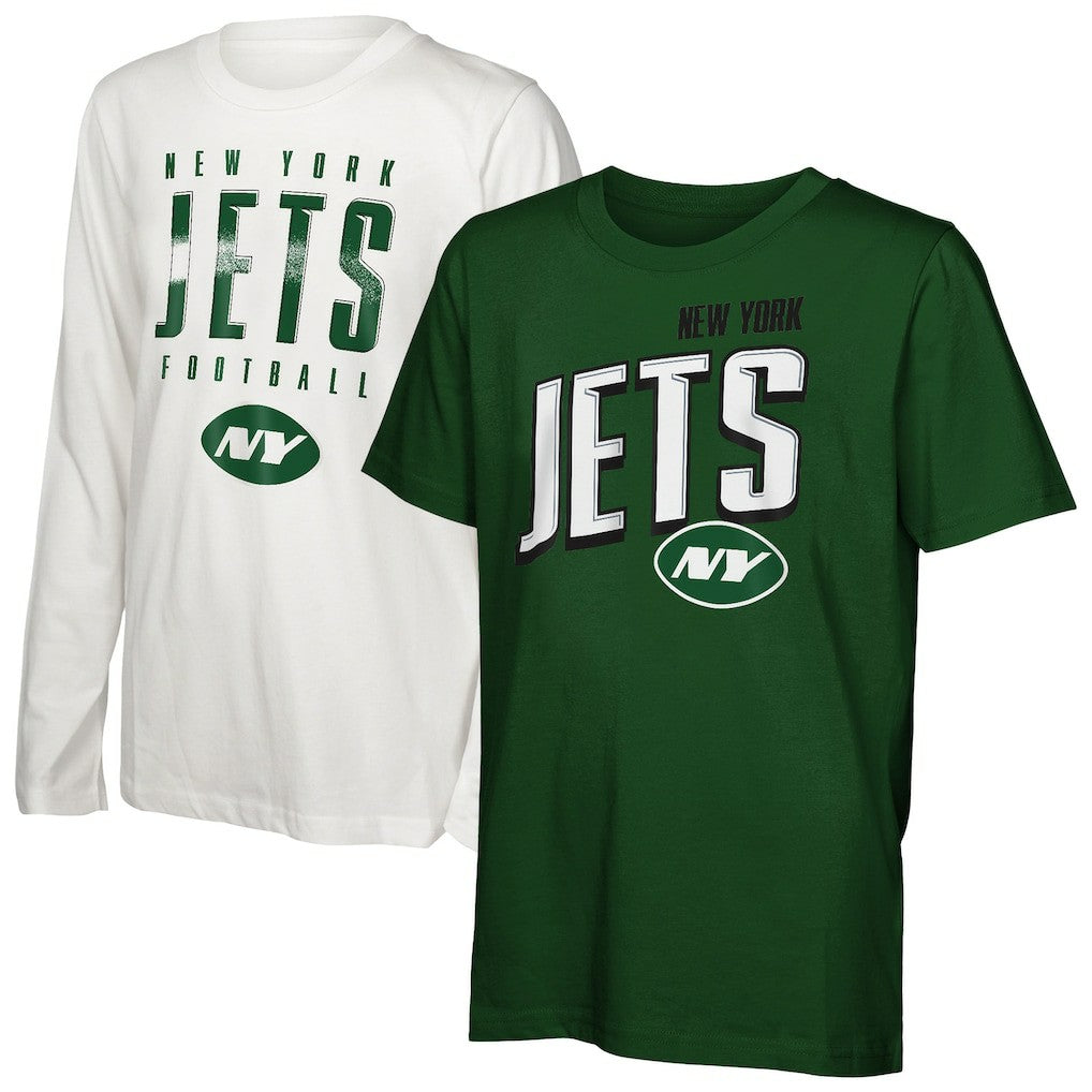 New York Jets Outerstuff Youth The Mix Combo T-Shirt Set | NFL