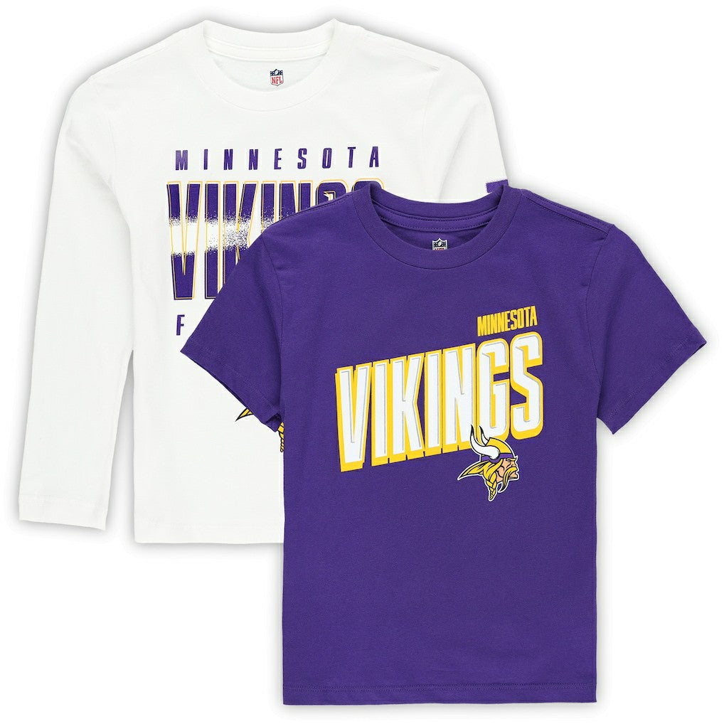 Minnesota Vikings Outerstuff Preschool The Mix Combo T-Shirt Set | NFL