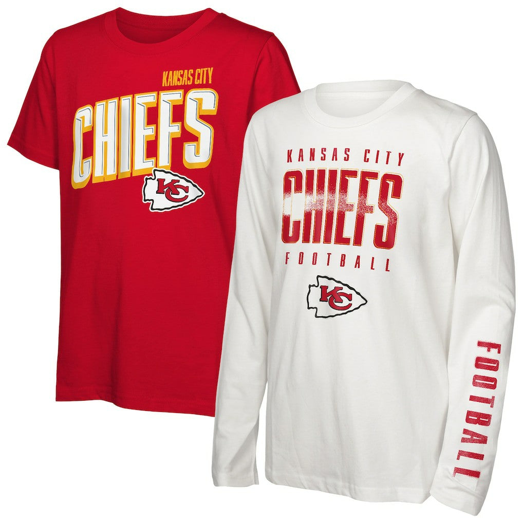Kansas City Chiefs Outerstuff Preschool The Mix Combo T-Shirt Set | NFL
