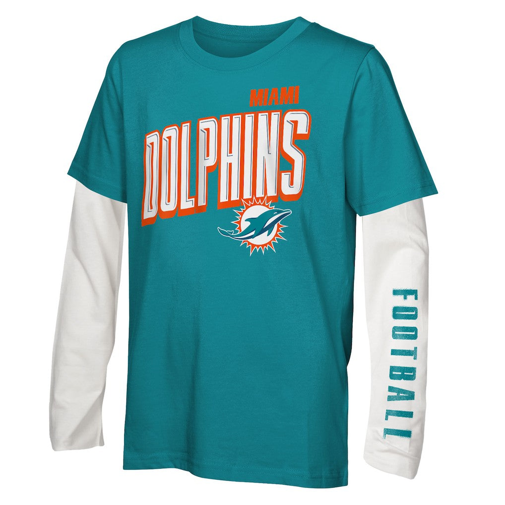 Miami Dolphins Outerstuff Preschool The Mix Combo T-Shirt Set | NFL
