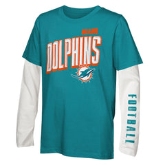 Miami Dolphins Outerstuff Preschool The Mix Combo T-Shirt Set | NFL