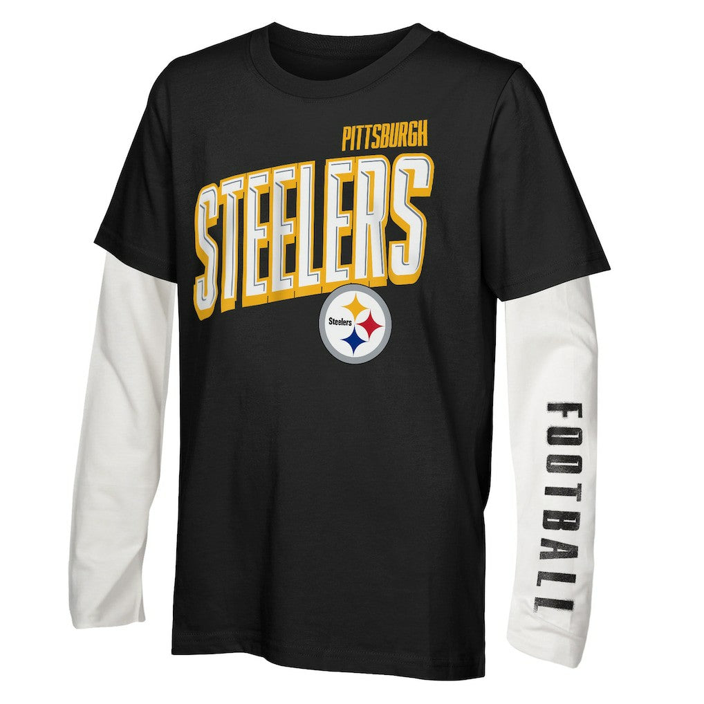 Pittsburgh Steelers Outerstuff Preschool The Mix Combo T-Shirt Set | NFL