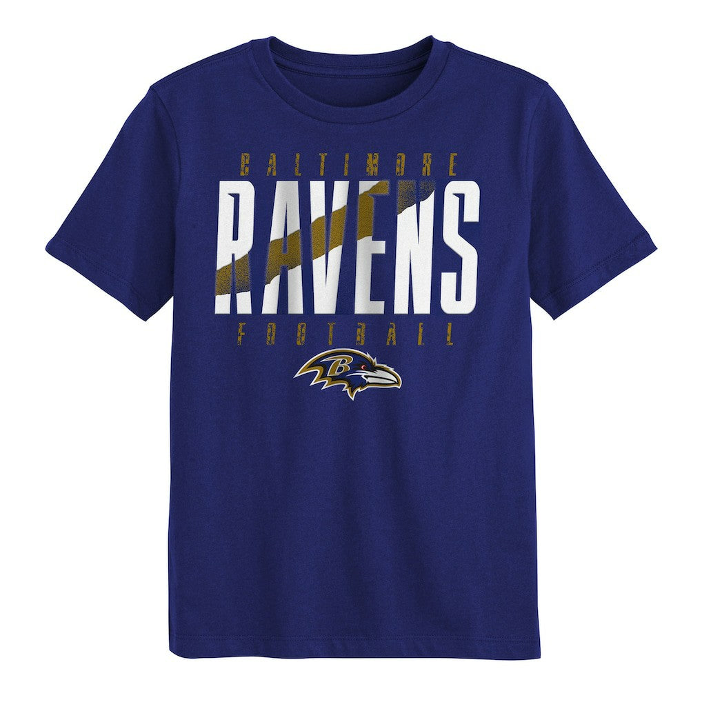 Baltimore Ravens Outerstuff Preschool Posterize T-Shirt Purple | NFL