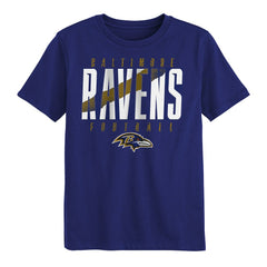 Baltimore Ravens Outerstuff Preschool Posterize T-Shirt Purple | NFL