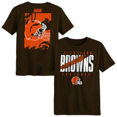 Cleveland Browns Outerstuff Preschool Posterize T-Shirt Brown | NFL