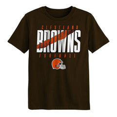 Cleveland Browns Outerstuff Preschool Posterize T-Shirt Brown | NFL