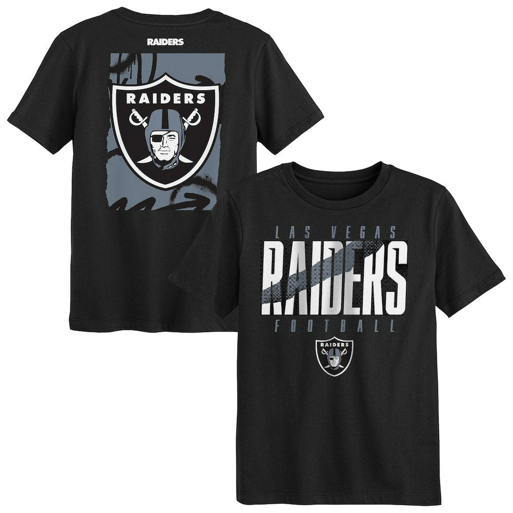 Las Vegas Raiders Outerstuff Preschool Posterize T-Shirt Black | NFL