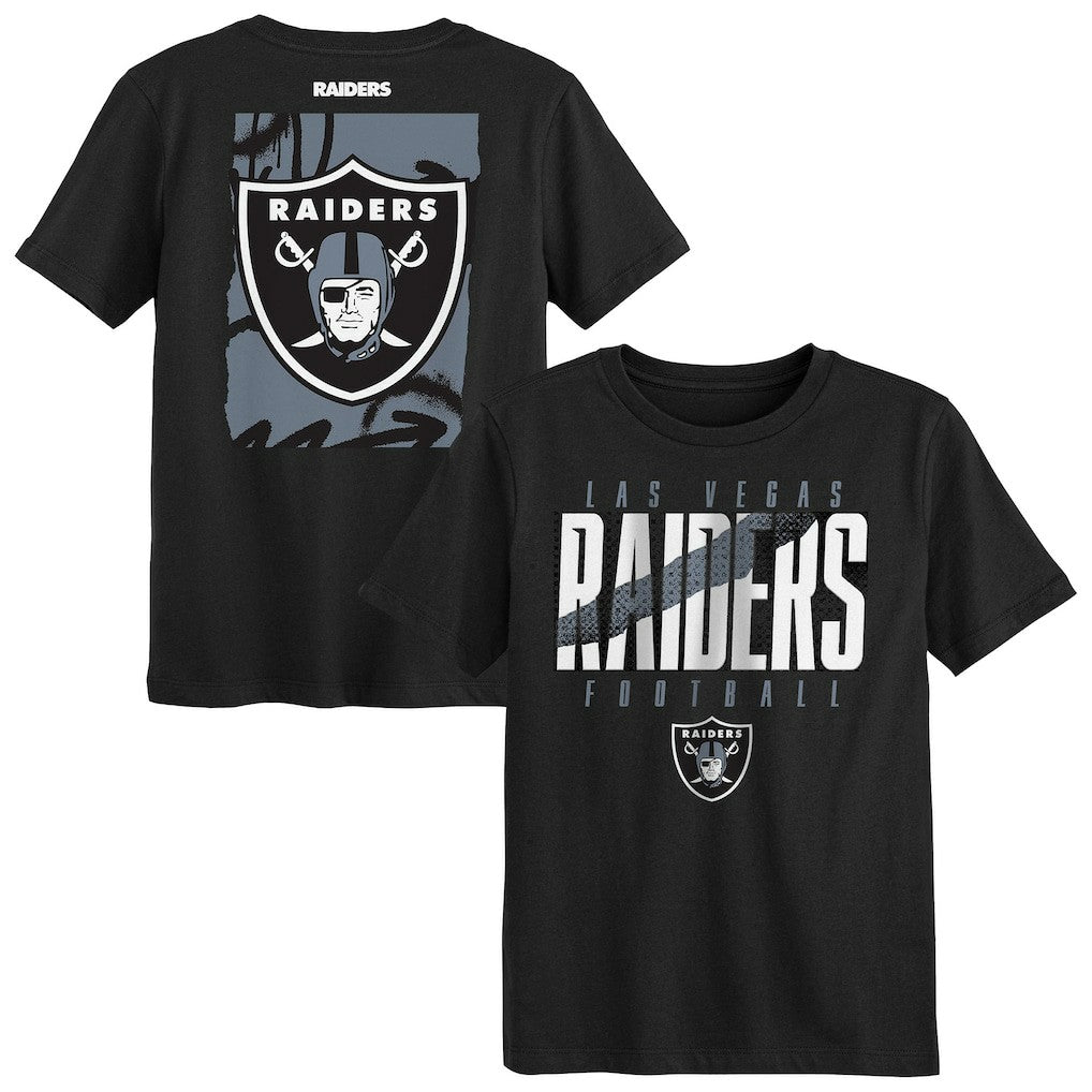 Las Vegas Raiders Outerstuff Preschool Posterize T-Shirt Black | NFL