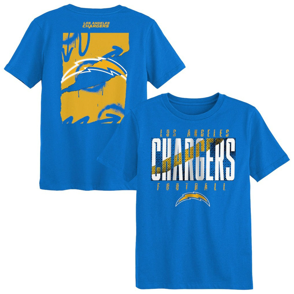 Los Angeles Chargers Outerstuff Preschool Posterize T-Shirt Powder Blue | NFL