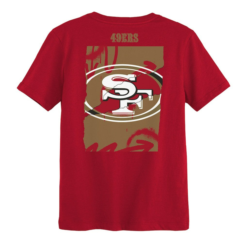 San Francisco 49ers Outerstuff Preschool Posterize T-Shirt Scarlet | NFL