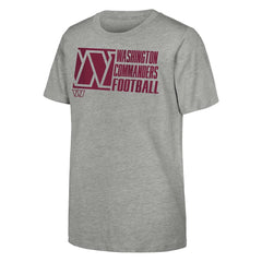 Washington Commanders Outerstuff Youth Post Game T-Shirt Heather Gray | NFL