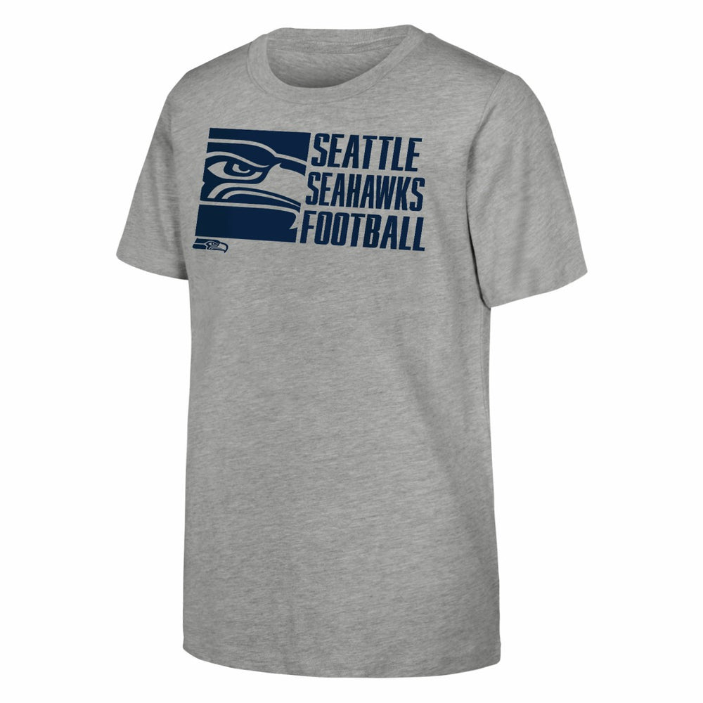 Seattle Seahawks Outerstuff Youth Post Game T-Shirt Heather Gray | NFL