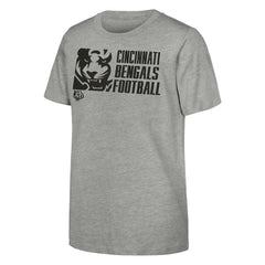 Cincinnati Bengals Outerstuff Youth Post Game T-Shirt Heather Gray | NFL