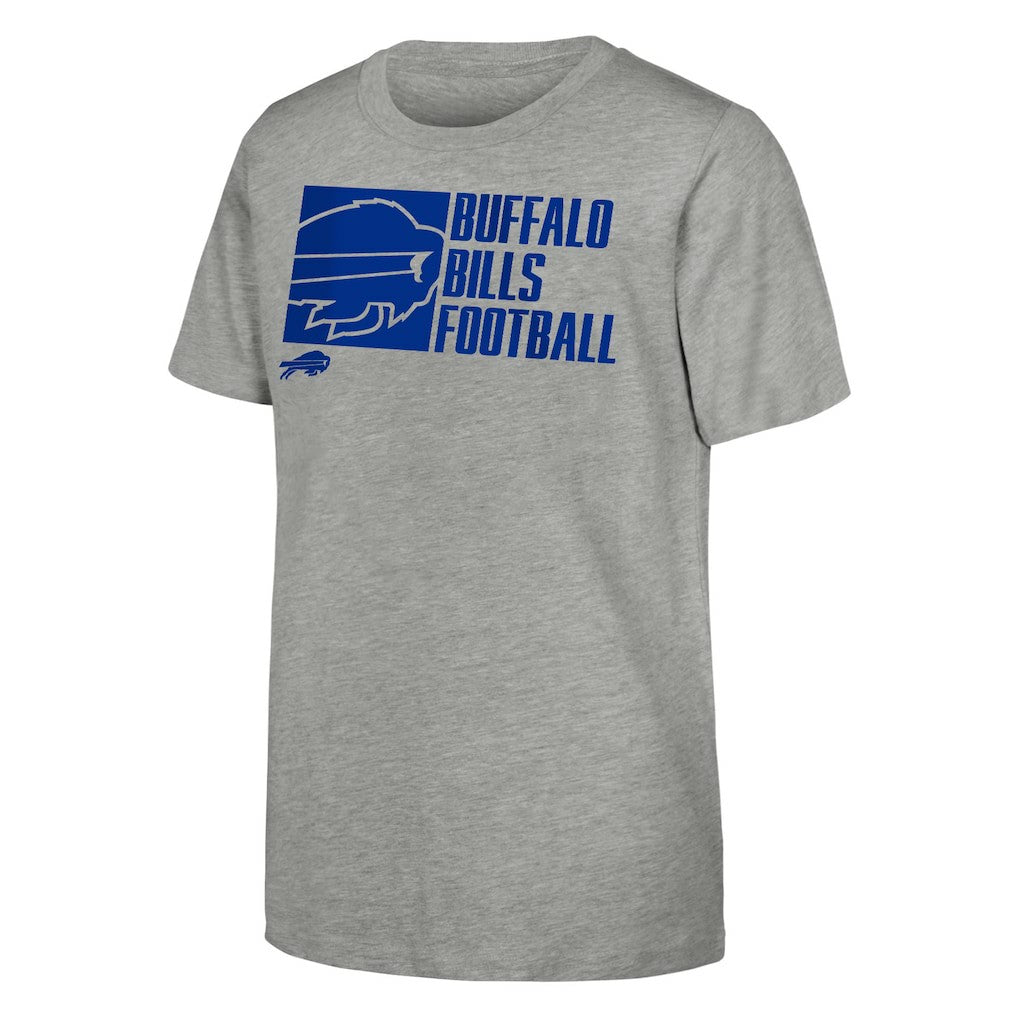 Buffalo Bills Outerstuff Youth Post Game T-Shirt Heather Gray | NFL