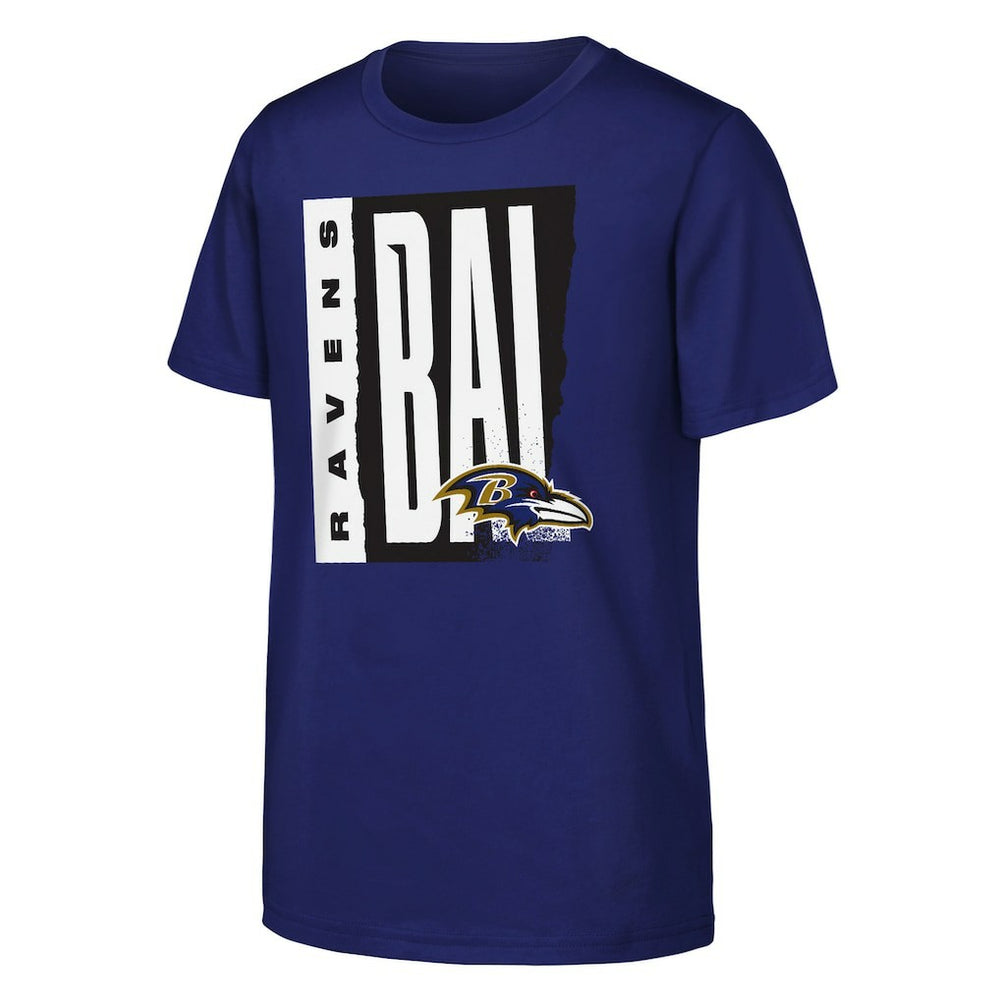 Baltimore Ravens Outerstuff Youth Tear It Up T-Shirt Purple | NFL