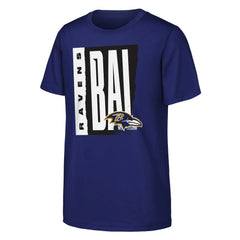 Baltimore Ravens Outerstuff Youth Tear It Up T-Shirt Purple | NFL