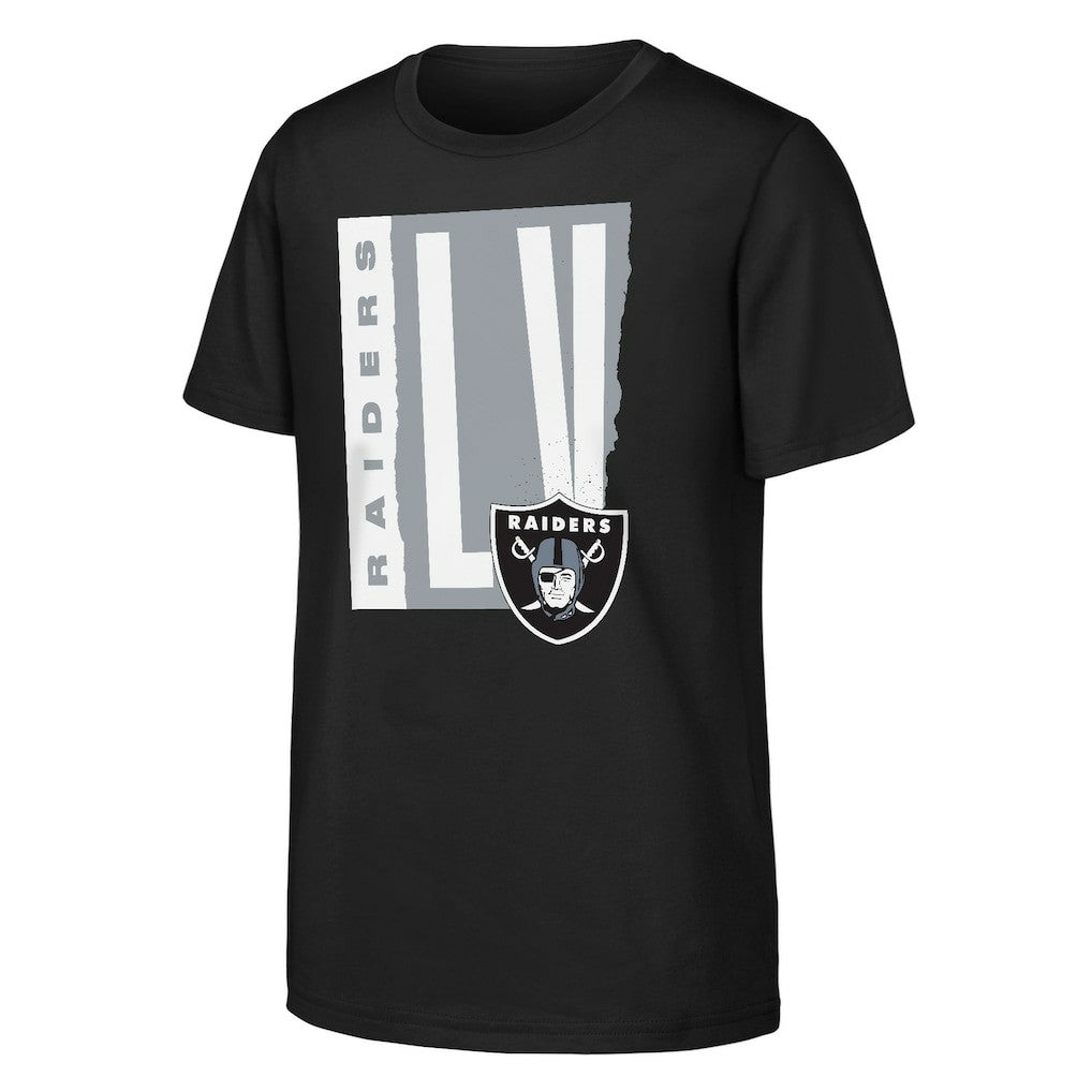 Las Vegas Raiders Outerstuff Youth Tear It Up T-Shirt Black | NFL