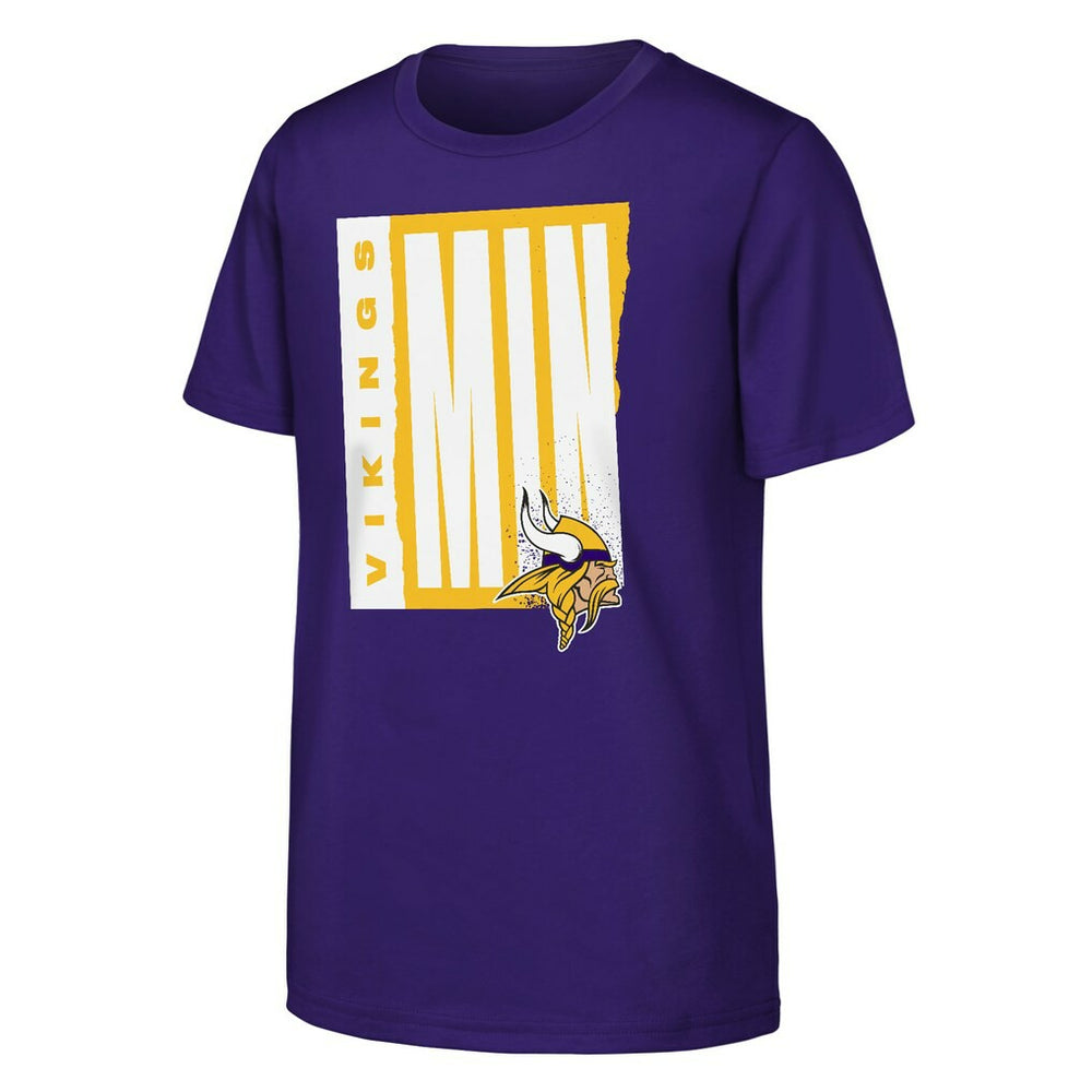 Minnesota Vikings Outerstuff Youth Tear It Up T-Shirt Purple | NFL