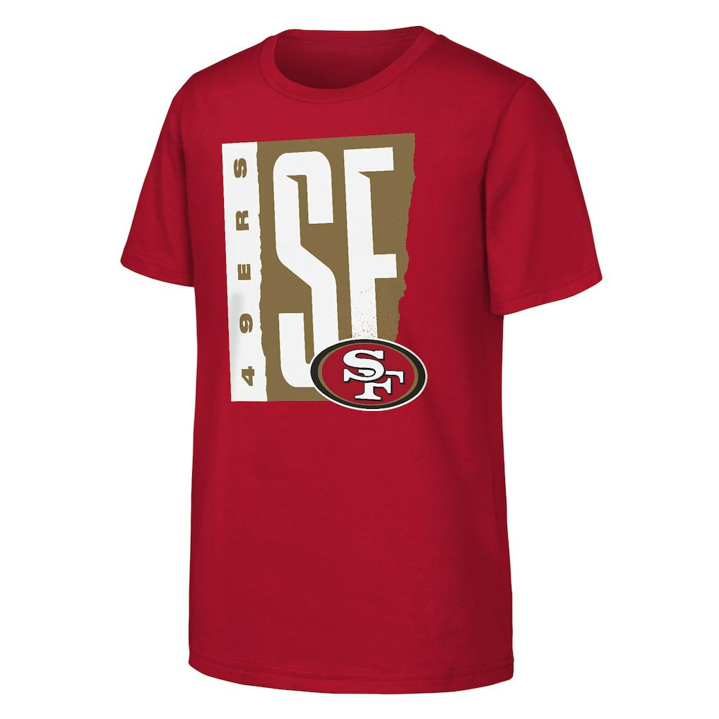 San Francisco 49ers Outerstuff Youth Tear It Up T-Shirt Scarlet | NFL