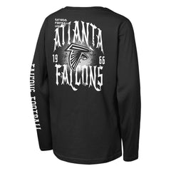 Atlanta Falcons Outerstuff Youth Rumble Long Sleeve T-Shirt Black | NFL
