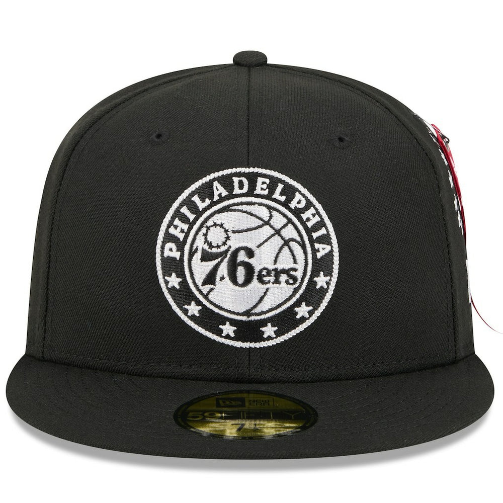 Philadelphia 76ers x Alpha Industries 59FIFTY Fitted Hat Black - NBA