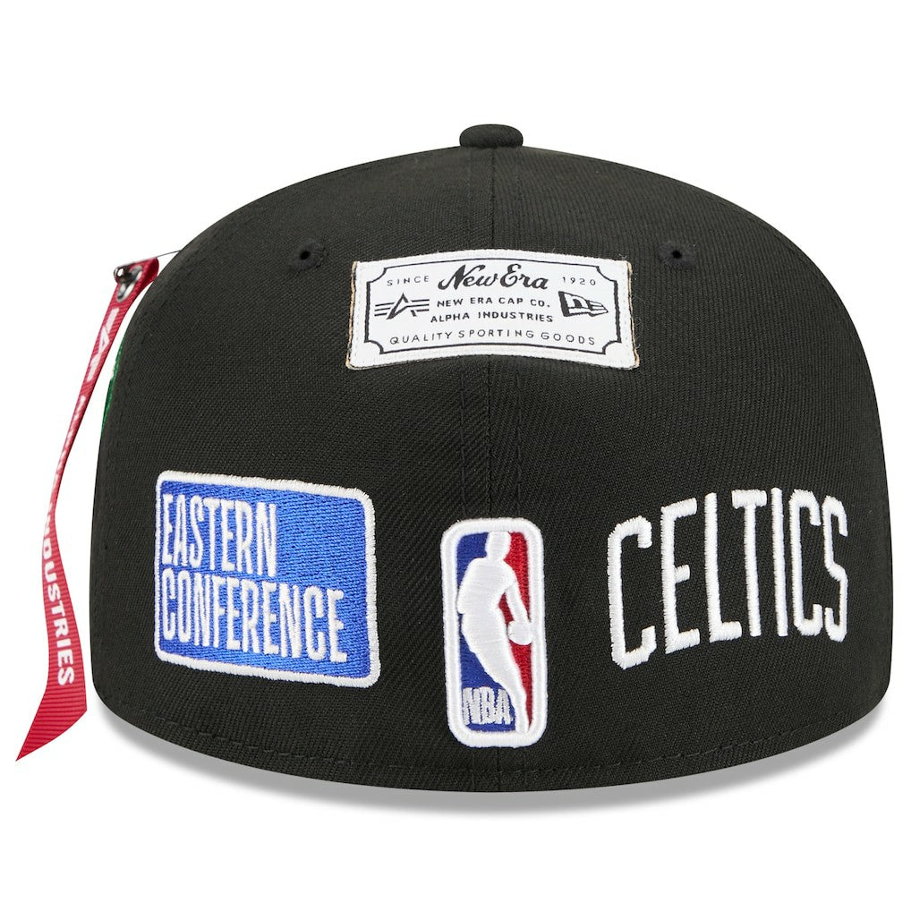 Boston Celtics x Alpha Industries 59FIFTY Fitted Hat Black - NBA