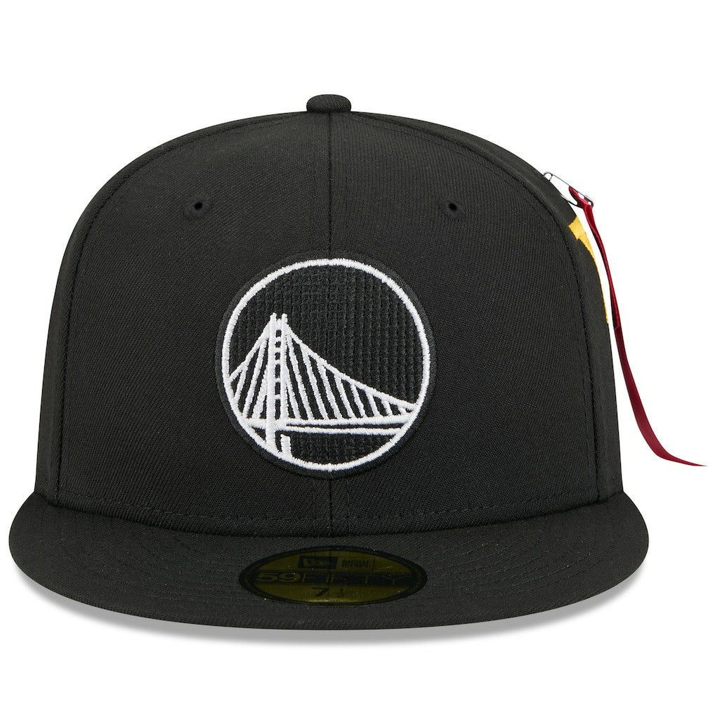 Golden State Warriors x Alpha Industries 59FIFTY Fitted Hat Black - NBA