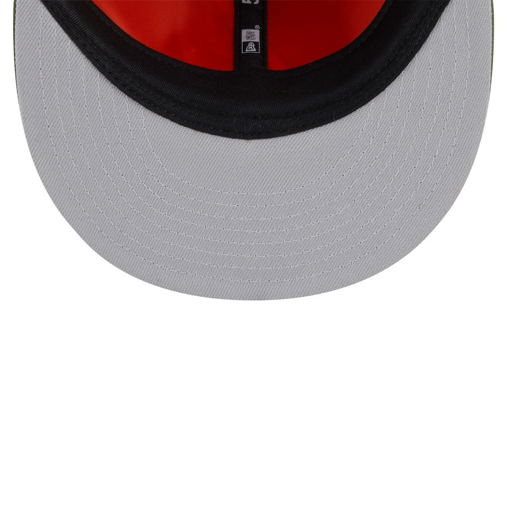 Los Angeles Lakers x Alpha Industries Dog Ear 59FIFTY Fitted Hat Olive - NBA