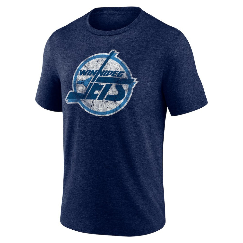 Winnipeg Jets Wraparound Tri-Blend T-Shirt - Navy - NHL