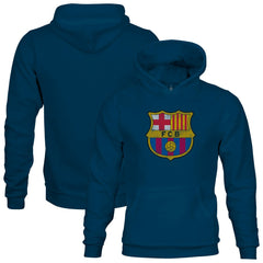 Barcelona 1863FC Youth Color Badge Fleece Pullover Hoodie Navy - FIFA World CUP